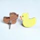 Handmade Acacia Wood Duck Kids Furniture Knob